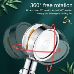 360° Rotating High-pressure Shower