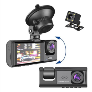 A1 3 Lens Video HD Night Vision Car Car Recorder