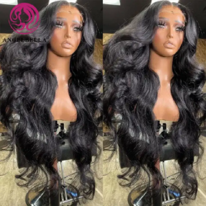 Wear And Go Glueless Human Hair Wigs,Long Straight Black Wig,100% Glueless Full Lace Human Hair Wig