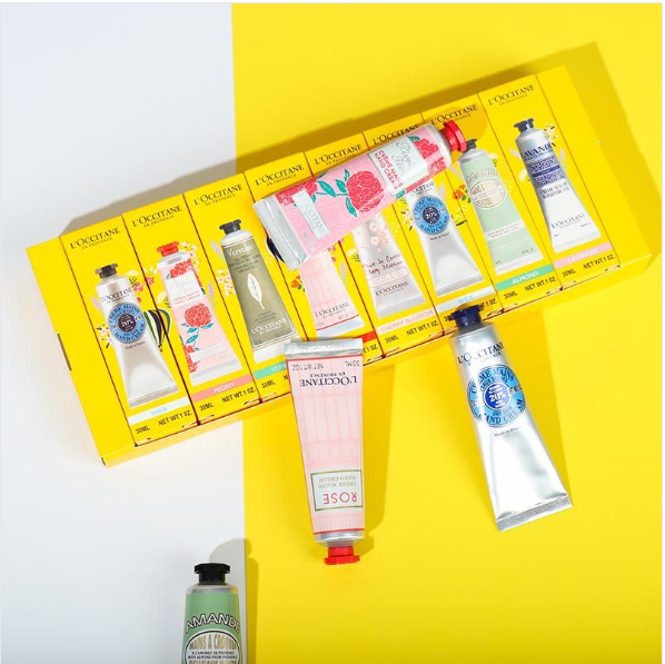 France L'Occitane Hand Cream Eight Pack Gift Set 30ml Portable Nourishing Moisturizing 8pcs Set