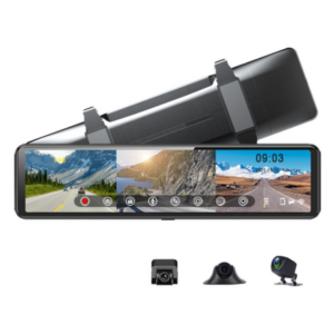 S33 2.5K Intelligent Screen Triple Recording 1080P Streaming Car Recorder