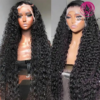 Deep Wave 13×4 HD Transparent Lace Frontal Wigs