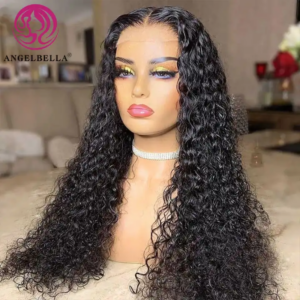 Frontal Wig Raw Human Hair Kinky Curly Glueless Full Hd Lace Wig