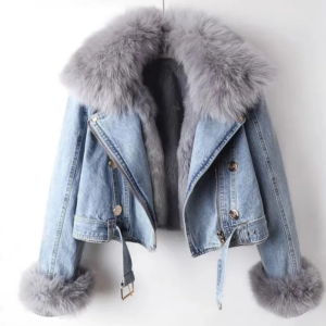 L’ATERIBÉLLE EDGY DENIM JACKET