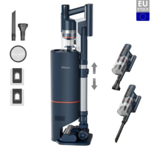 Ultenic FS1 Cordless Vacuum Cleaner with Auto-Empty Station, 30KPa Suction, 450W Motor, 4 Speed Modes, 5-Layer Filtration, Up to 60 Mins Runtime, Remo