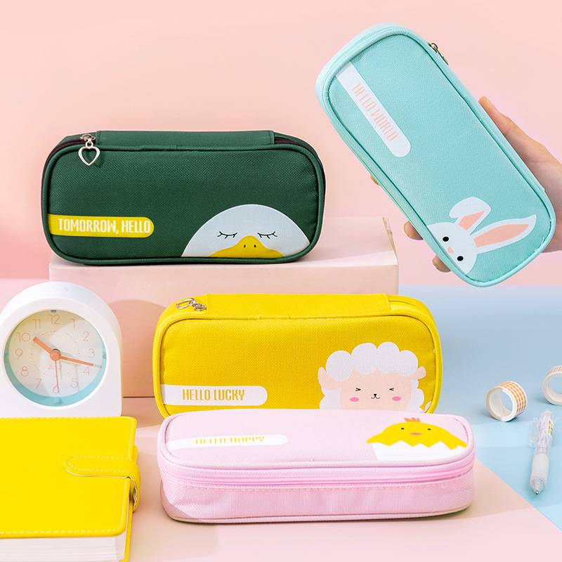 Cute Simple Stationery Box Organizer Pencil Pouch