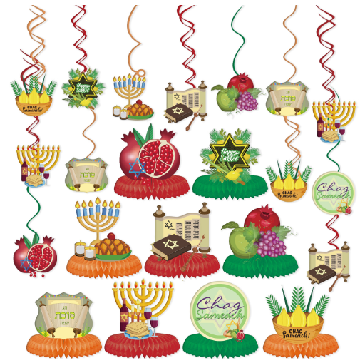 Rosh Hashanah Decorative Honeycomb Ball Decoration Rosh Hashanah Party Potluck Table Decor Honeycomb Props