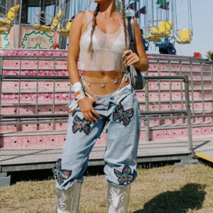 Butterfly Kiss Denim Jeans