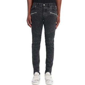 Men’s Pleated Light Stretch Jeans