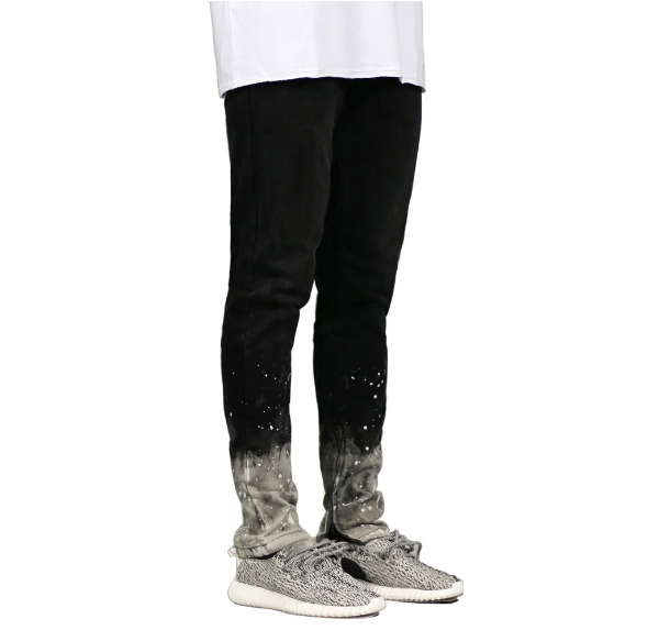 Men's gradient fashion jeans