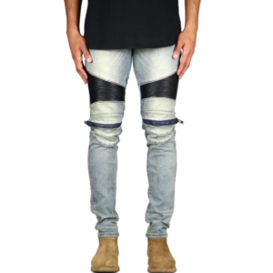 Men’s Personalized Pleated Jeans