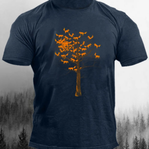 Fox Tree Print Men’s T-Shirt