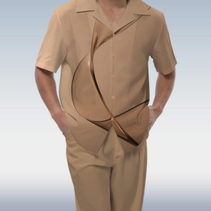 Suitmens Men’s Coffee Two-Piece Casual Suit 001