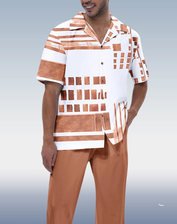 Men's Casual Two-Piece Suit for Stylish Leisure - Version 003