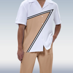 Leisure Suits 004: Stylish Two-Piece Attire for Men