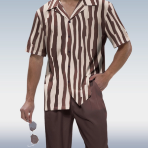 Short Sleeve Printed Walking Suit – Fission Two-Piece Revamped