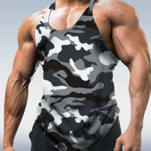 Men’s Light grey Camo Sport Vest