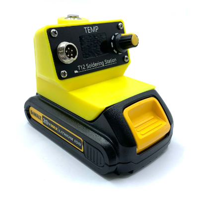 Cordless Digital T12 Table Soldering Station 70W DIY Repair Tools OLED HD Screen For Dewalt/Bosch/Milwauke/Mak!ta 18/20V battery