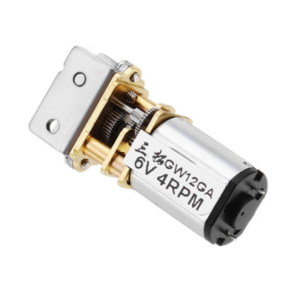 Machifit GW12GA-4 DC 6V 4rpm Worm Gear Motor Gear Box Electric Motor