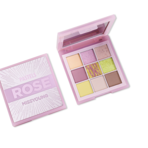 MissYoung Makeup 9 Neon Colors Colorful Vegan Eye Shadow Eyeshadow Palette