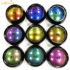 9 Colors Chrome Mirror Beauty Glitter Eyes Shadows Glitter Laser Nail Polish Powder Manicure Diy Salon Nail Art Decorations