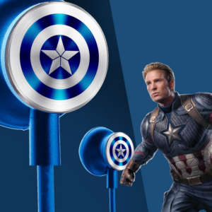 HOBBYBOX Marvel Neck Mounted Bluetooth Wireless Earphones Waterproof, Sweatproof, Running, Sports Call, Noise Reduction, Valentine’s Day Gift for