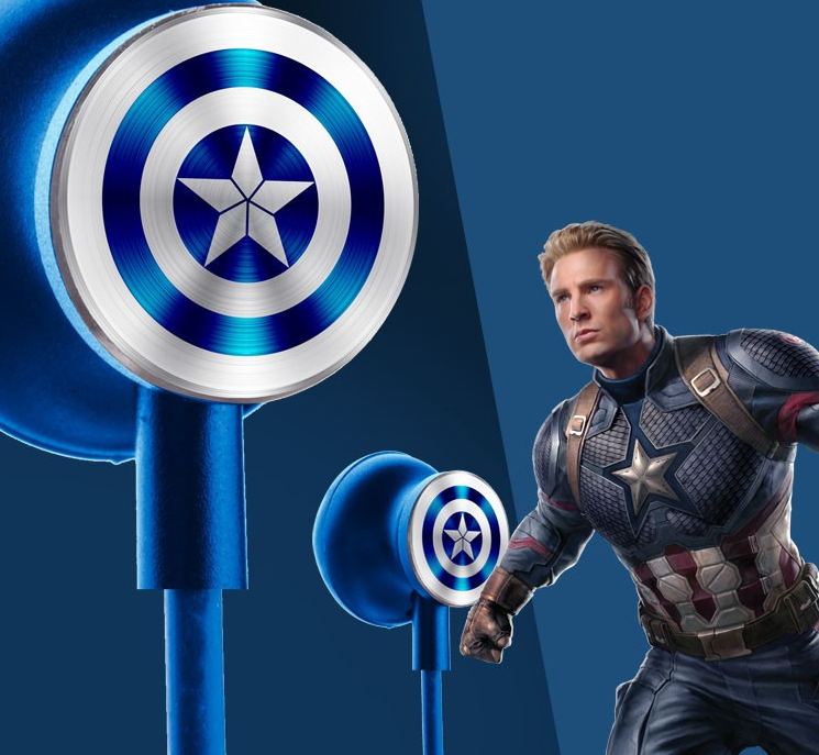 HOBBYBOX Marvel Neck Mounted Bluetooth Wireless Earphones Waterproof, Sweatproof, Running, Sports Call, Noise Reduction, Valentine's Day Gift for