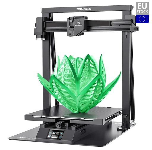 MINGDA Magician Pro 3D Printer, Auto Leveling, Double Gears Direct Extrusion, Resume Printing, Glass Heat Bed, Print Size 400 400 400mm