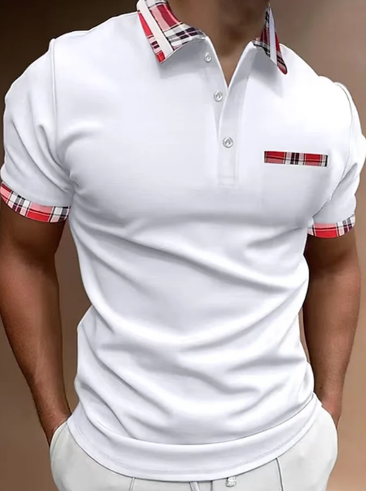 Short Sleeve Printed Pullover Polo Shirt Short Sleeve Printed Pullover Polo Shirt