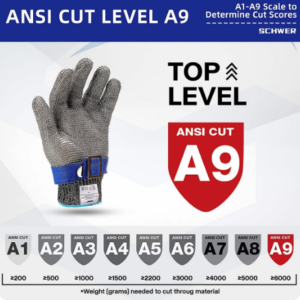 Stainless Steel Mesh Metal Labor Protection Gloves