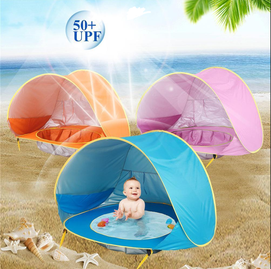2023 New Portable SunShade Baby Beach Pop Up Tent