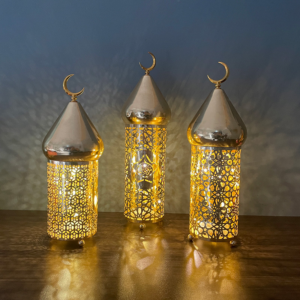 led wind lantern lanterns EID holiday iron lamp decorative crafts decorative ornaments
