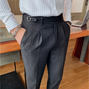 Men Office Social Business Suit Slim Fit Streetwear Pants