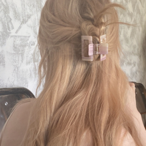 2023 new cute strawberry ice cream small grab clip advanced sense hair clip fairy rectangle small grab clip hair accessories female