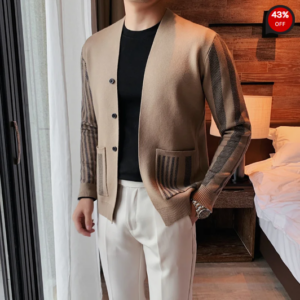 Mens Vintage Business Casual Knited Cardigans 2