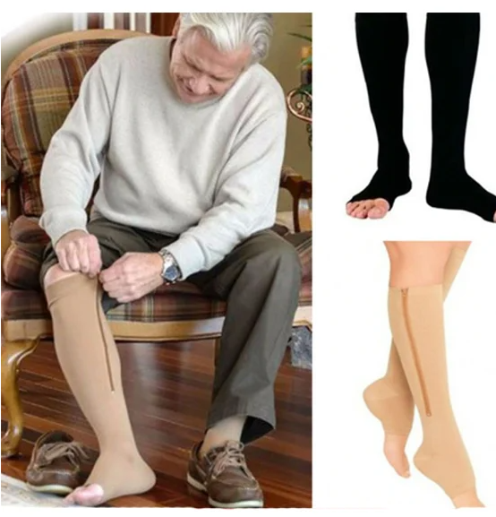 Zipper Compression Socks
