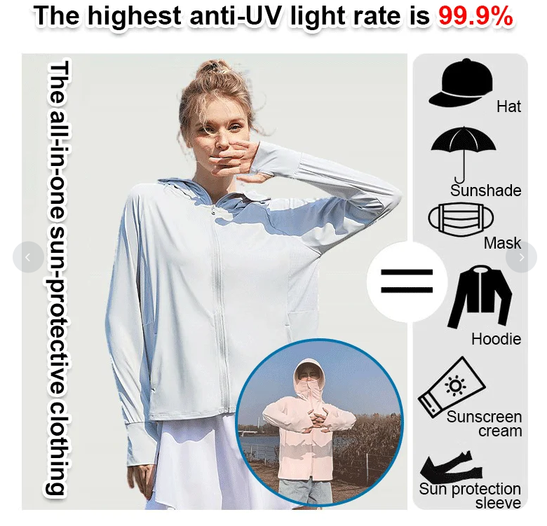 Lightweight sun protection clothing for men and women