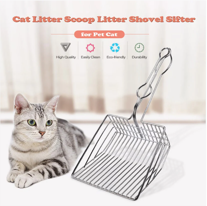 Cat Litter Metal Scoop Sifter