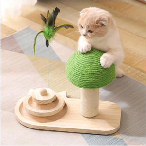 Cat Tree Scratching Post with Toy