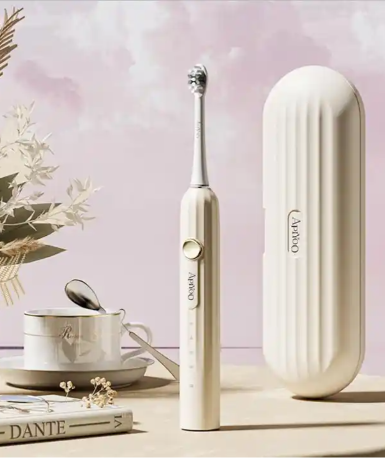 Portable Rechargeable Ultrasonic Brush Automatic sonic mini travel 3 in 1 electric toothbrush kit