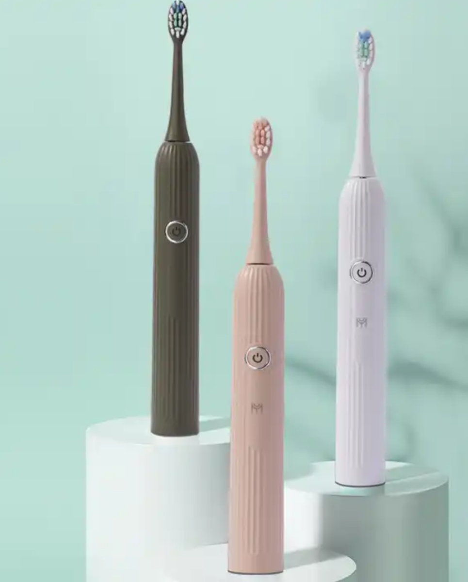 Roman-Column Sonic Electric toothbrush Soft Bristle Custom Logo 4 Gears Electric Toothbrush sonic automatic toothbrush