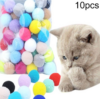 Colorful Plush Ball Pet Chew Ball Cat Interactive Toys