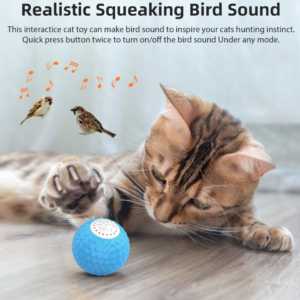Intelligent pet cat toy ball light up yo-yo 5cm diameter remote control version