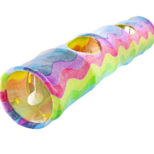 Rattling Paper Double Decker Foldable Cat Tunnel Pet Toys