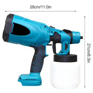 High-pressure Cordless Paint Sprayer with 2 Batteries