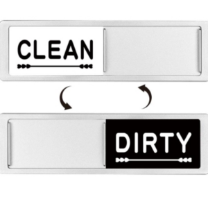 Dishwasher Double Sided Magnetic Stickers Clean Dirty Signs Refrigerator Stickers