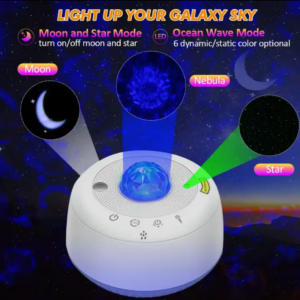 small wifi projector nebula,moon led lighting projector with app control