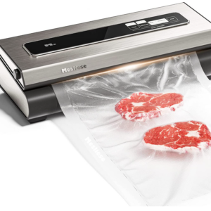 Mesliese Vacuum Sealer Machine Powerful 90Kpa Precision 6-in-1 Compact Food Preservation System Built-in Cutter, Include 2 Bag Rolls & 5 Pre-cut B
