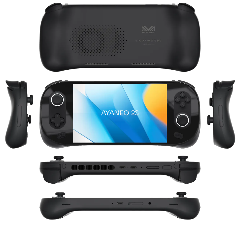 AYANEO 2s (AMD 7840U)- 7 Inches Handheld PC Game Console Win 11 PSP Laptop Touch Screen Video Game Console, CPU AMD Ryzen 7 7840U Processor Tablet PC