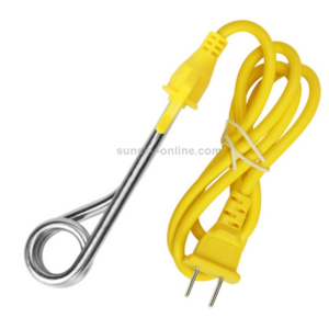 MJ-R4 Electric Water Heater Element Mini Boiler Hot Water Immersion Travel Use 600W (Color Random)